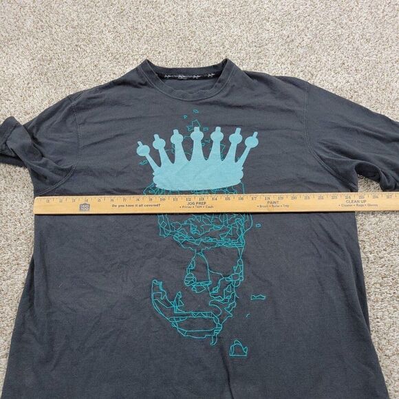 Vintage Sean John T Shirt Mens XL Black True Kings Never Die Double Sided - Picture 3 of 7